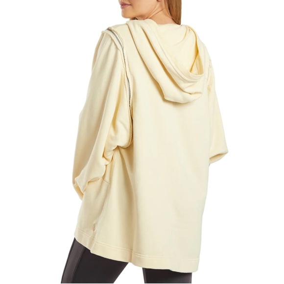 FREE PEOPLE➕NWT Close Call Zip Off Sleeve Hoodie - Picture 5 of 11